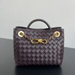 보테가 (징) 안디아모 업그레이드 블랙 골드 체인 숄더백 블랙 786008