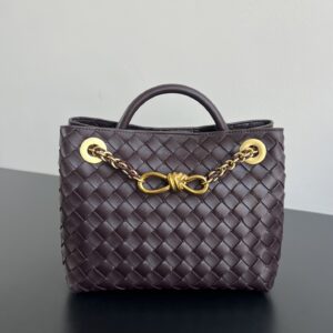 보테가 (징) 안디아모 업그레이드 블랙 골드 체인 숄더백 블랙 786008