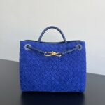 보테가 (징) 안디아모 소가죽 숄더백 블루 743572