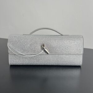 보테가 (징) 클러치 만다리 손잡이 실버 844124