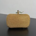 보테가 (징) 발광 클러치 골드 다이아몬드 디자인 844122