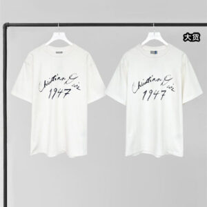 디올 [YD공장] 핸드라이팅 반팔 티셔츠