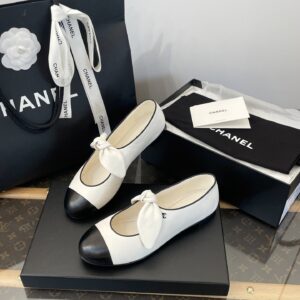 샤넬 25c 메리제인 리본