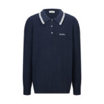 미우미우 【잔디집2】 폴로 니트（세븐） 로고