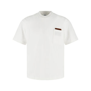 보테가베네타 【잔디집2】 인트레치아토 피마 코튼 저지 티셔츠（세븐）