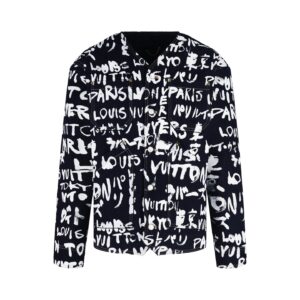 루이비통 【잔디집2】 x 니고 LV 스크리블 데님 카라리스 자켓（세븐）