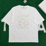 로에베 [ 잔디집 ] 반팔티 티셔츠 루즈핏 코튼 화이트