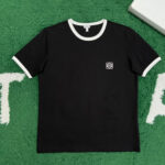 로에베 [잔디집] 24SS 아나그램 로고 배색 반팔 티셔츠 “2COLOR”