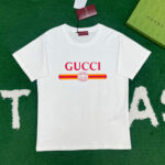 구찌 [ 잔디집 ] 프리폴컬렉션 티셔츠 웹 프린트 저지 코튼 화이트