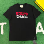 펜디 [ 잔디집 ]  로마 자수 반팔 티셔츠 “2COLOR”