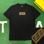 펜디 [ 잔디집 ] FF 자수 패치 반팔 티셔츠 블랙