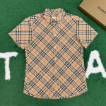 버버리 [ 잔디집 ]  시그니처 셔츠 코튼 반팔 체크 “2COLOR”