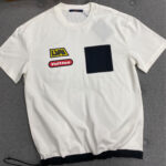 루이비통 [TJ공장] 23SS 반팔 티셔츠 코튼 하이브리드 화이트