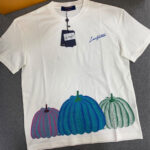 루이비통 [TJ공장] X 쿠사마야요이 펌킨 반팔 티셔츠 화이트 콜라보