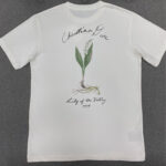 디올 [TJ공장] 핸드라이팅 반팔 티셔츠 은방울꽃 캐주얼 핏