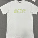 디올 [TJ공장] 로고 반팔 티셔츠 캐주얼핏 저지 코튼 화이트