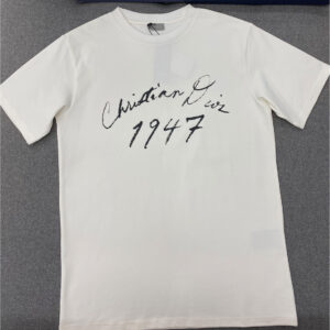 디올 [TJ공장] 1947 핸드라이팅 시그니처 캐주얼 핏 반팔 티셔츠